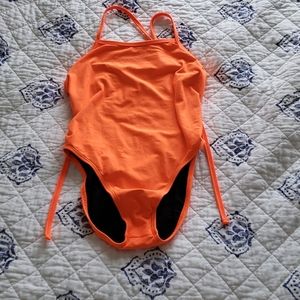 Jackson 4 Jolyn Suit Size 32 Orange tie back suit